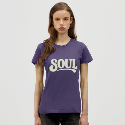 All About Soul, T-shirt dam - mörklila