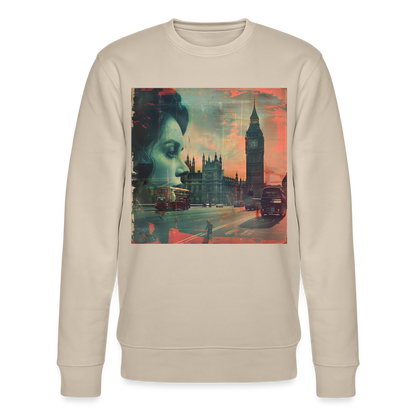 The Beat of London, Ekologisk sweatshirt CHANGER unisex från Stanley/Stella - beige