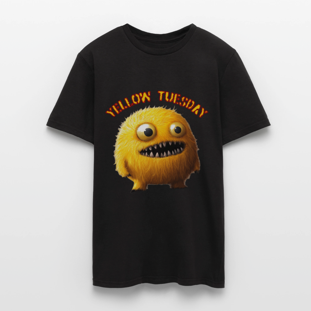 Yellow Tuesday – Funky, Not Blue, T-shirt herr - svart