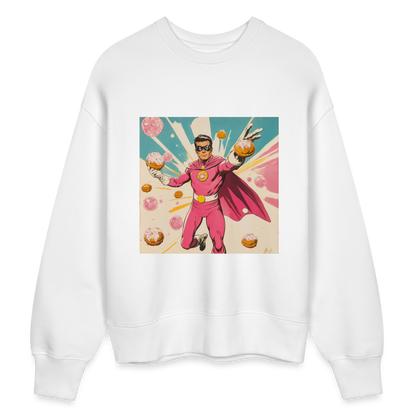 Frosting-Fury, Ekologisk oversizetröja RADDER unisex från Stanley/Stella - vit