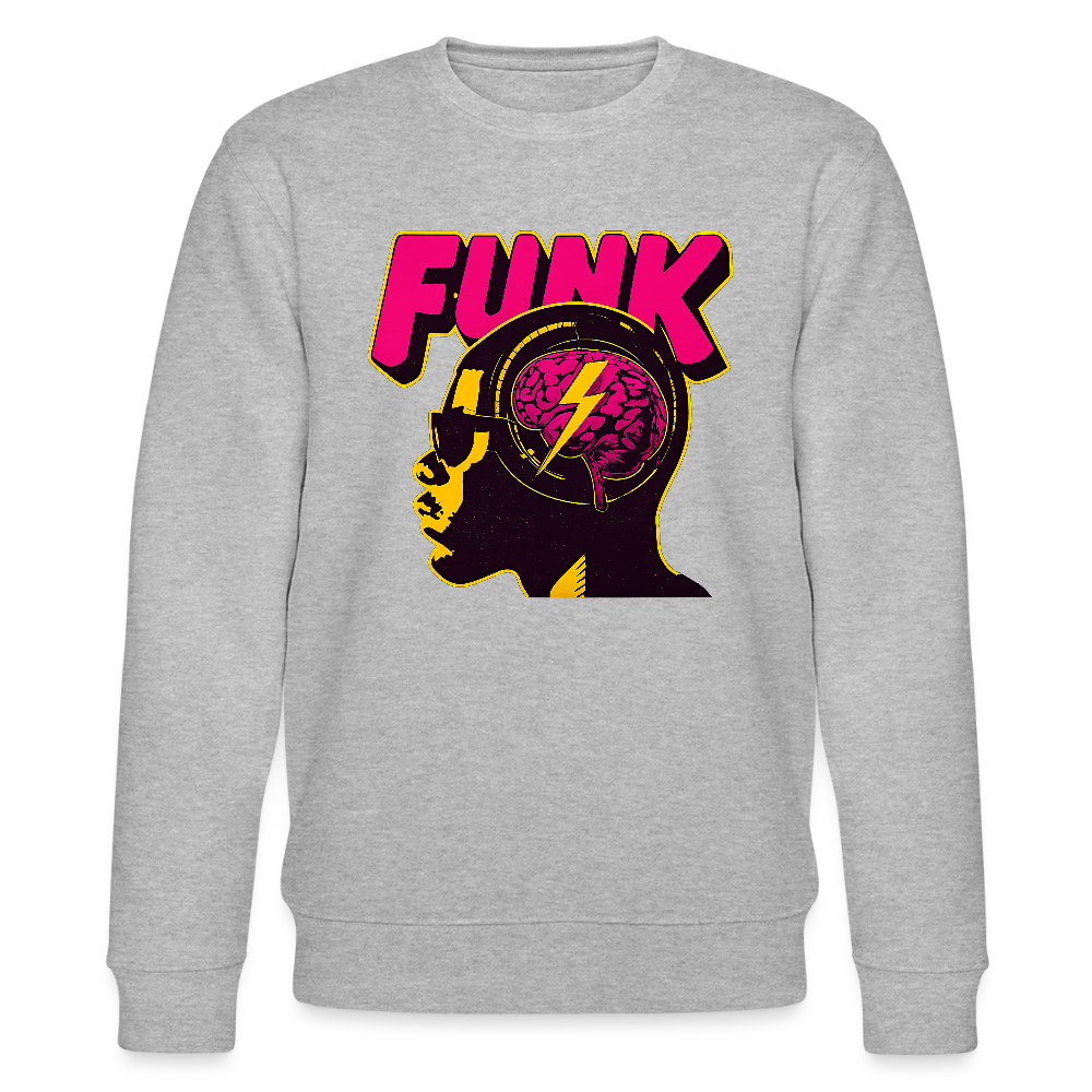 Funk Head, Ekologisk sweatshirt CHANGER unisex från Stanley/Stella - gråmelerad