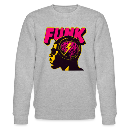 Funk Head, Ekologisk sweatshirt CHANGER unisex från Stanley/Stella - gråmelerad