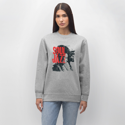 The Essence of Soul Jazz, Ekologisk sweatshirt CHANGER unisex från Stanley/Stella - gråmelerad