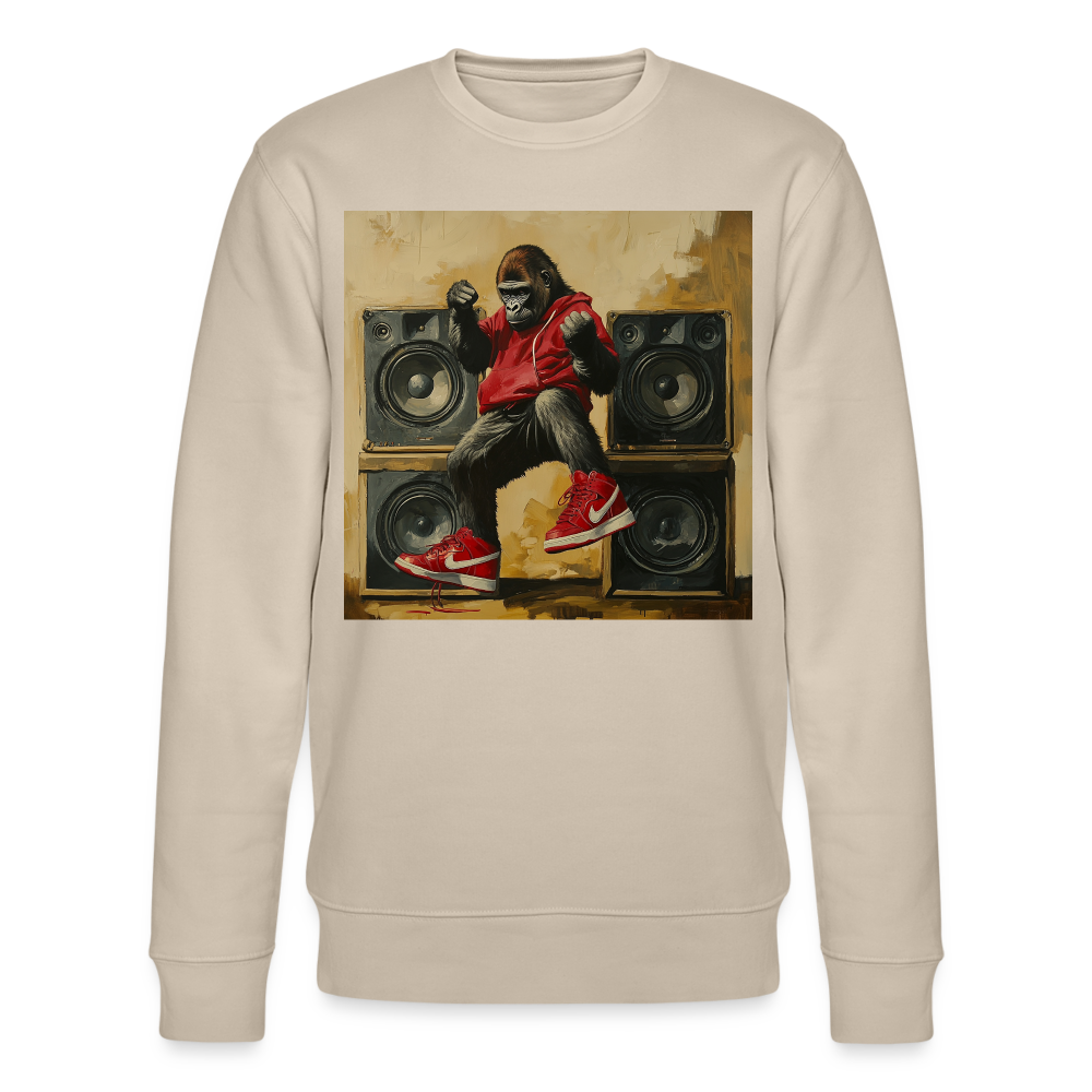 Stora Steg och Tunga Beats, Ekologisk sweatshirt CHANGER unisex från Stanley/Stella - beige