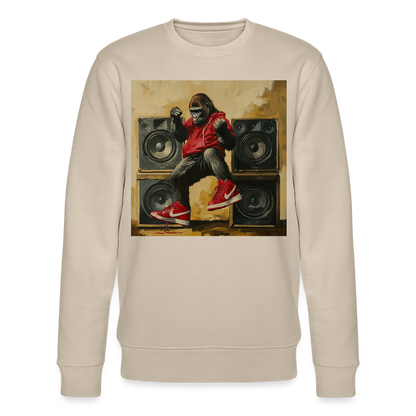 Stora Steg och Tunga Beats, Ekologisk sweatshirt CHANGER unisex från Stanley/Stella - beige