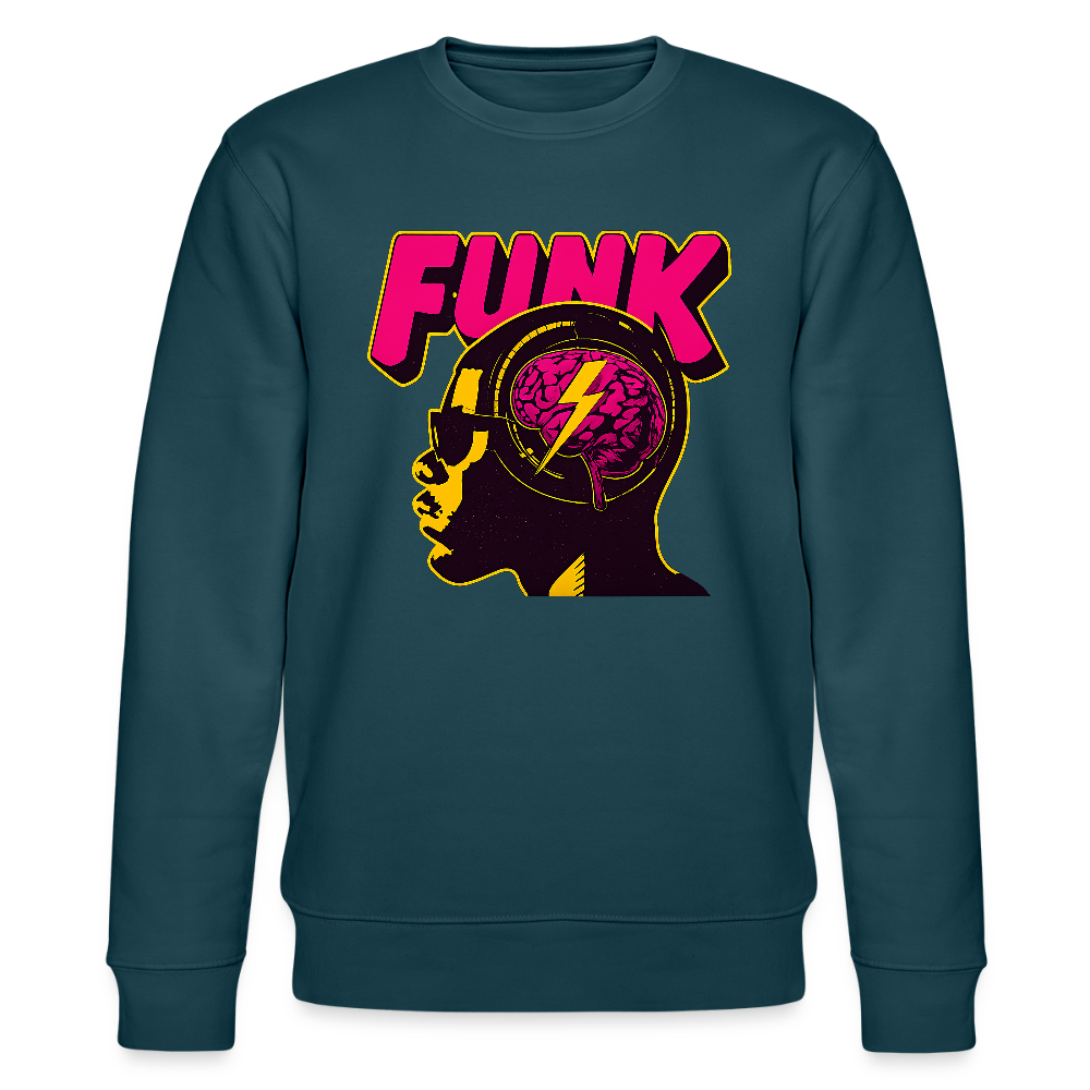 Funk Head, Ekologisk sweatshirt CHANGER unisex från Stanley/Stella - mörk petrol
