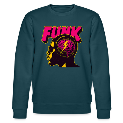 Funk Head, Ekologisk sweatshirt CHANGER unisex från Stanley/Stella - mörk petrol