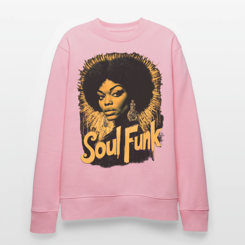 Soul Funk, Ekologisk sweatshirt CHANGER unisex från Stanley/Stella - ljusrosa