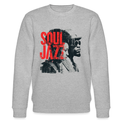 The Essence of Soul Jazz, Ekologisk sweatshirt CHANGER unisex från Stanley/Stella - gråmelerad