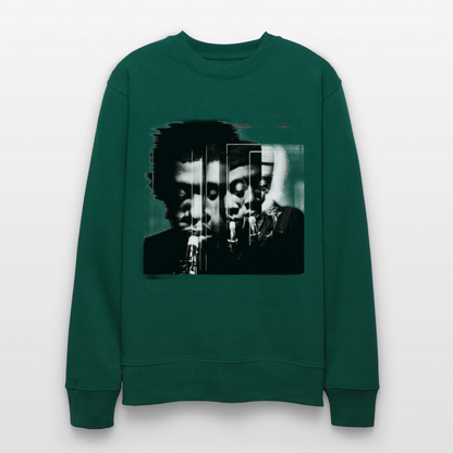Between Breaths, Ekologisk sweatshirt CHANGER unisex från Stanley/Stella - skogsgrön