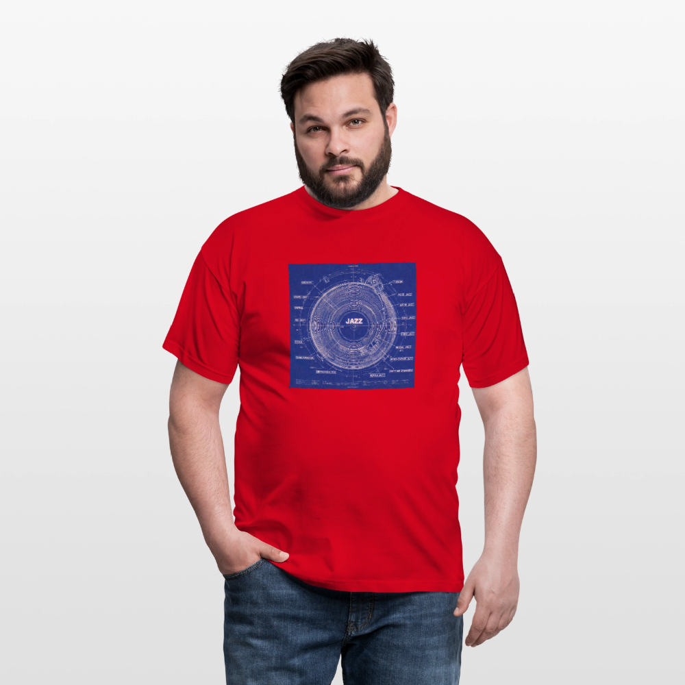 Kind of Blueprint, T-shirt unisex - röd