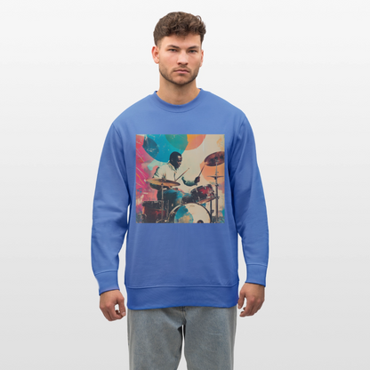 Rhythms of the Midnight Sky, Ekologisk sweatshirt CHANGER unisex från Stanley/Stella - blå