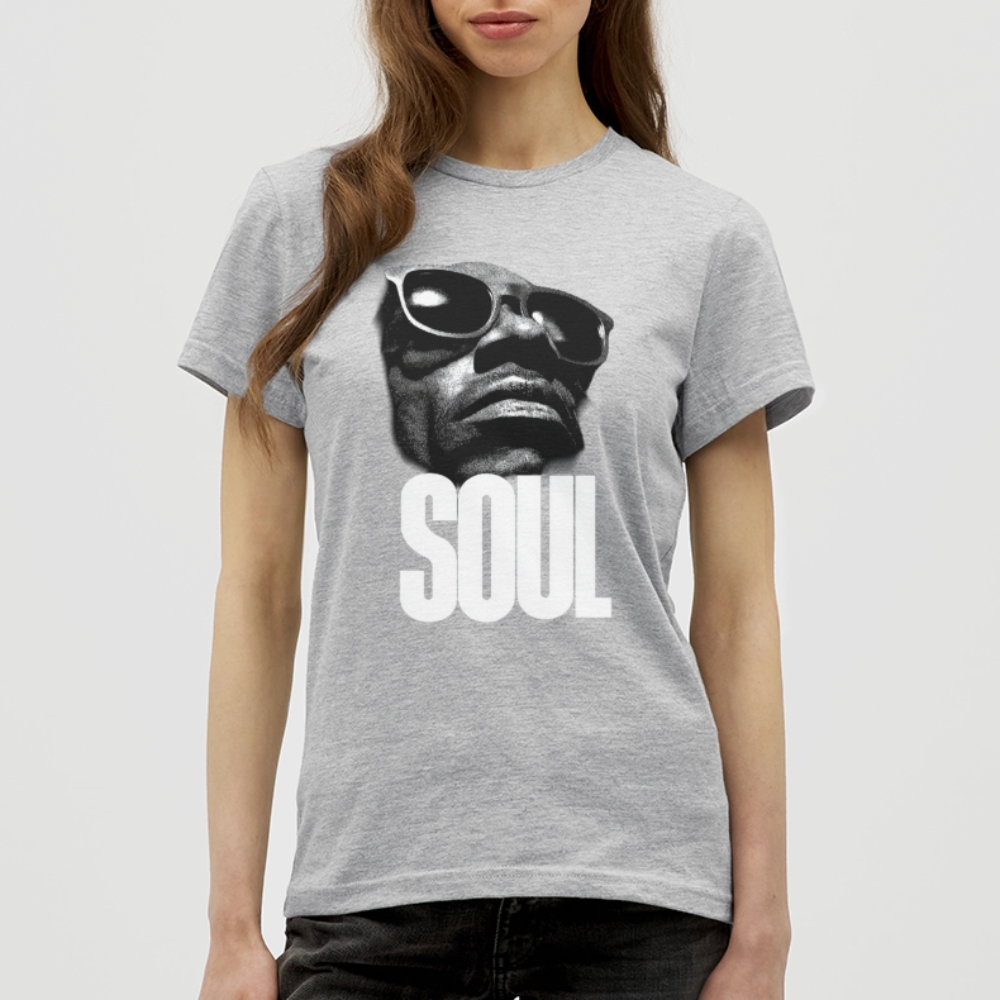 Soul Frequency,  T-shirt dam - gråmelerad