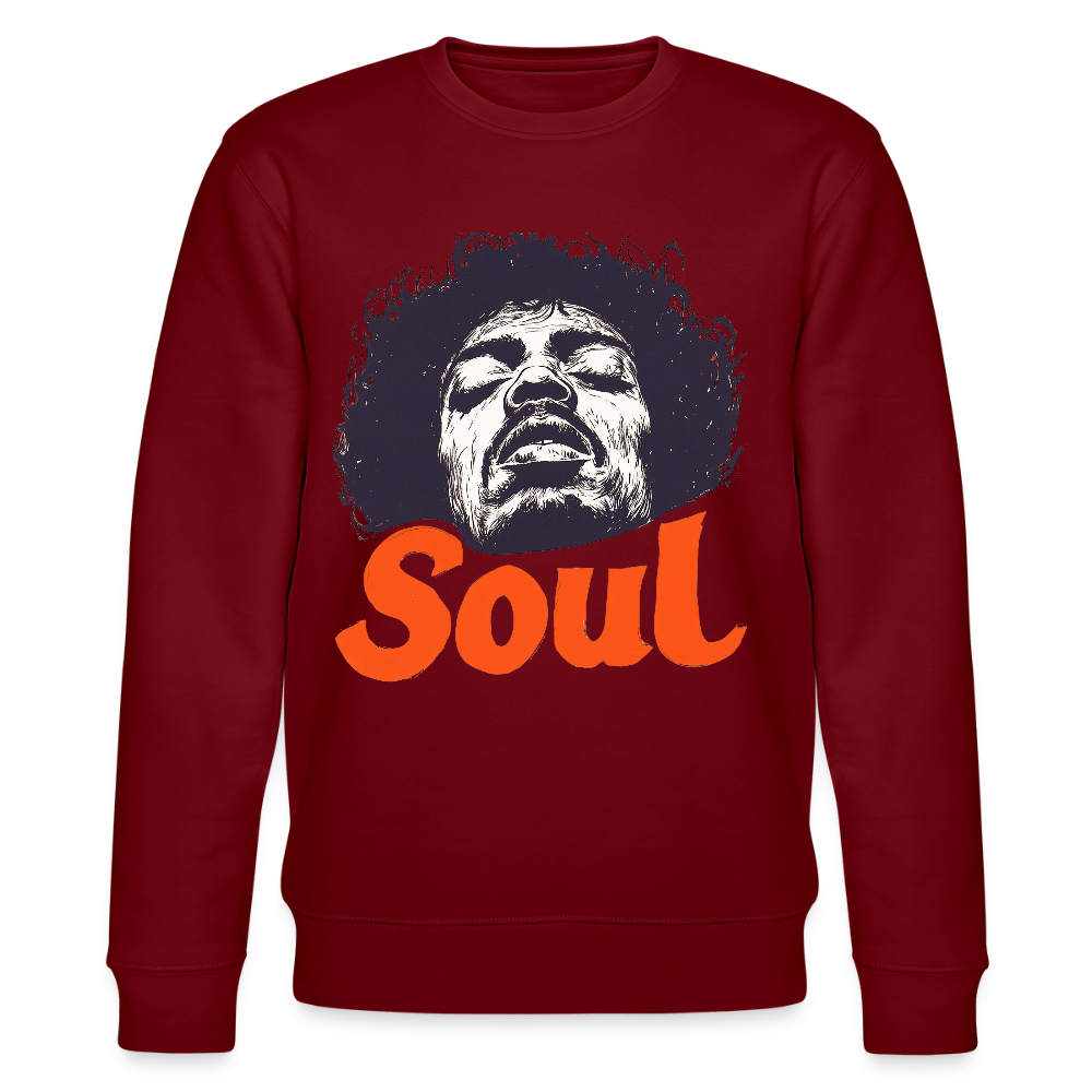 A Soul Awakening, Ekologisk sweatshirt CHANGER unisex från Stanley/Stella - vinröd
