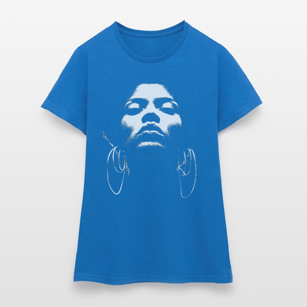 Beat Goddess, T-shirt dam - royalblå