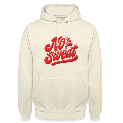 No Sweat, Luvtröja unisex - vaniljmilkshake
