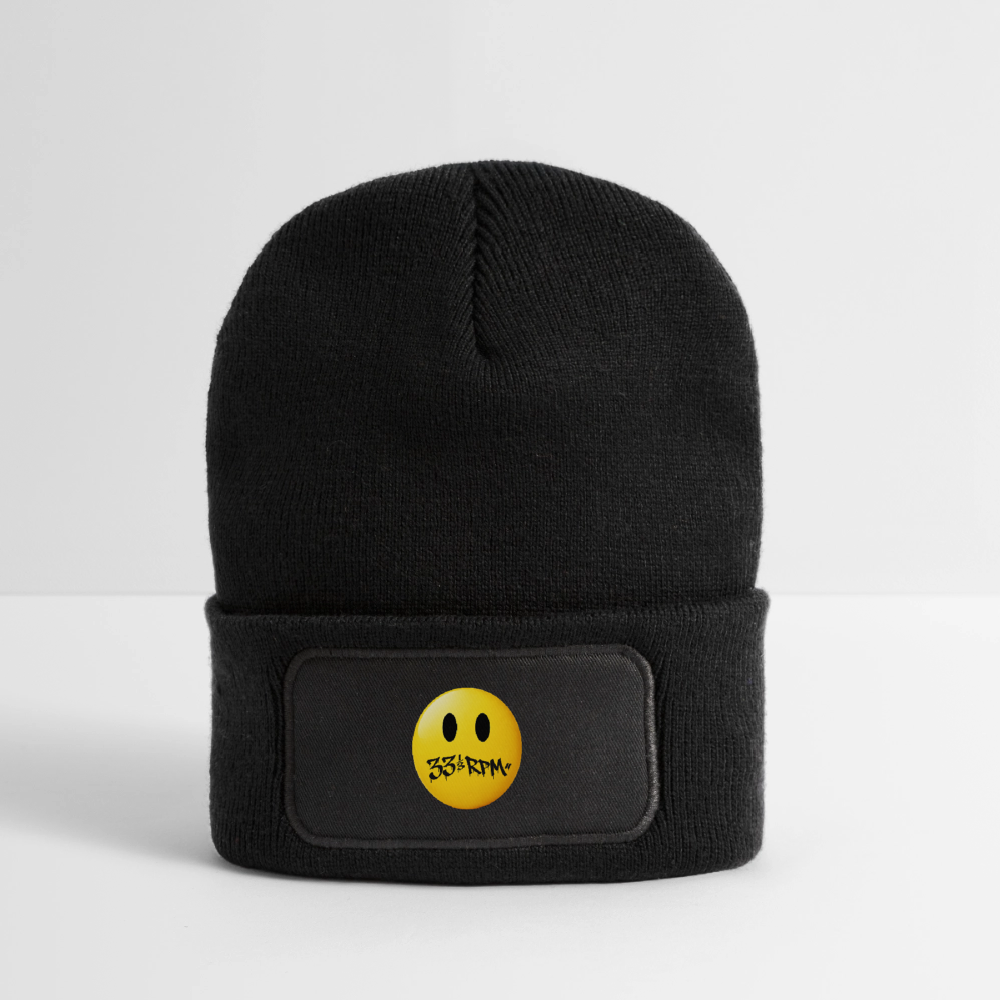 Turntable Grin, mössa med märke - svart