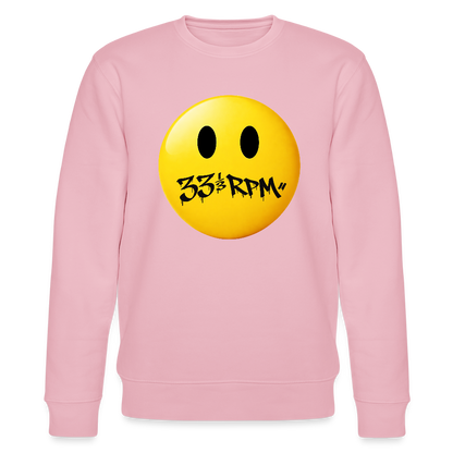 Turntable Grin, Ekologisk sweatshirt CHANGER unisex från Stanley/Stella - ljusrosa