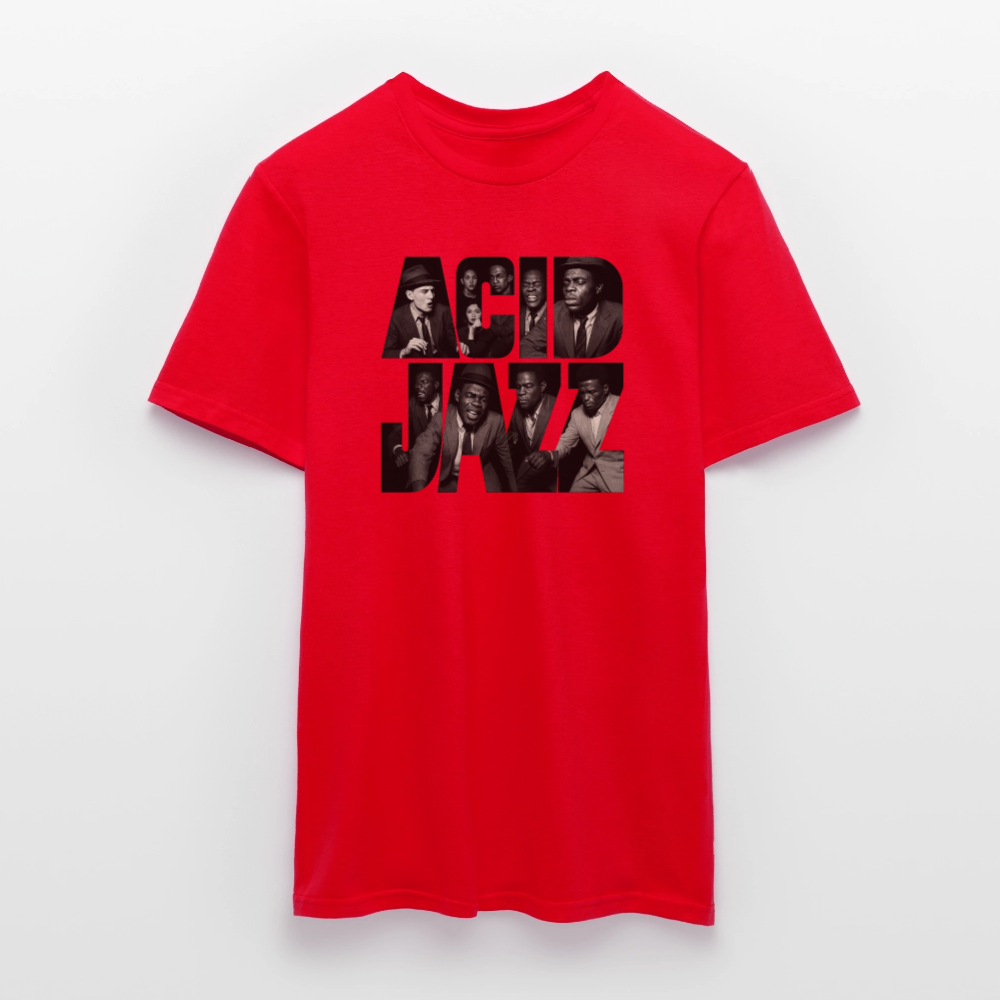 80s Club Jazzdance, T-shirt herr - röd