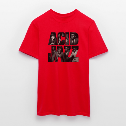 80s Club Jazzdance, T-shirt herr - röd