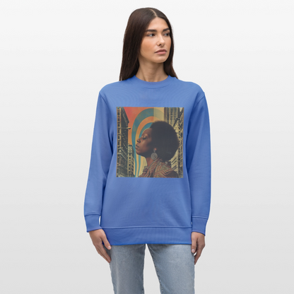 Jazz in the Moonlight, Ekologisk sweatshirt CHANGER unisex från Stanley/Stella - blå