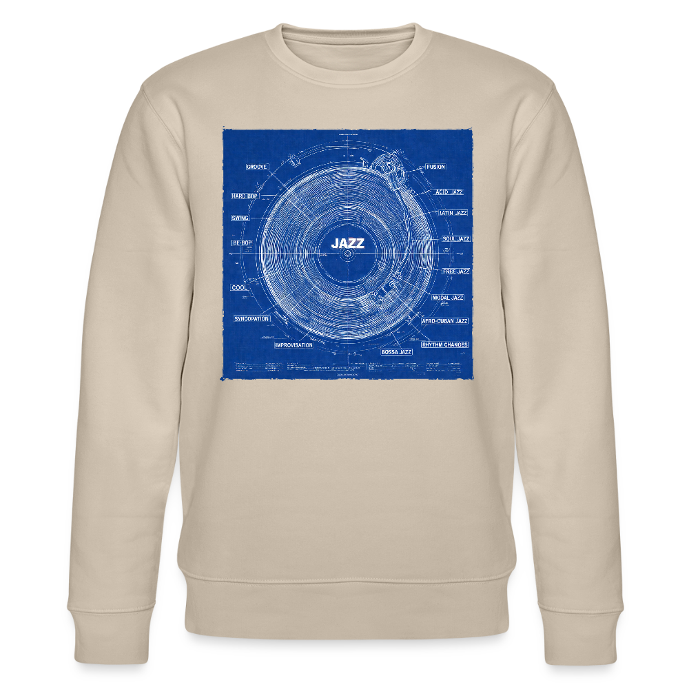 Kind of Blueprint, Ekologisk sweatshirt CHANGER unisex från Stanley/Stella - beige