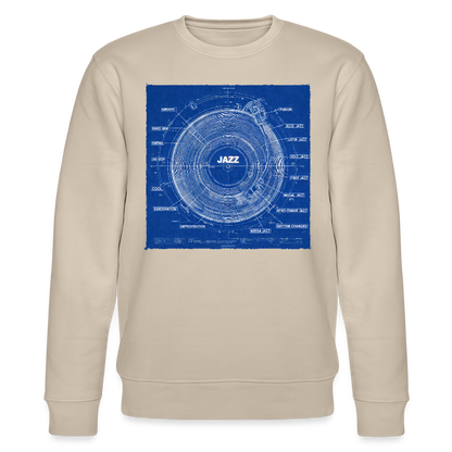 Kind of Blueprint, Ekologisk sweatshirt CHANGER unisex från Stanley/Stella - beige