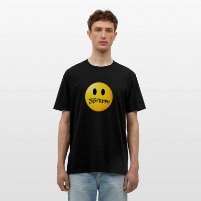 Turntable Grin, T-shirt unisex - svart