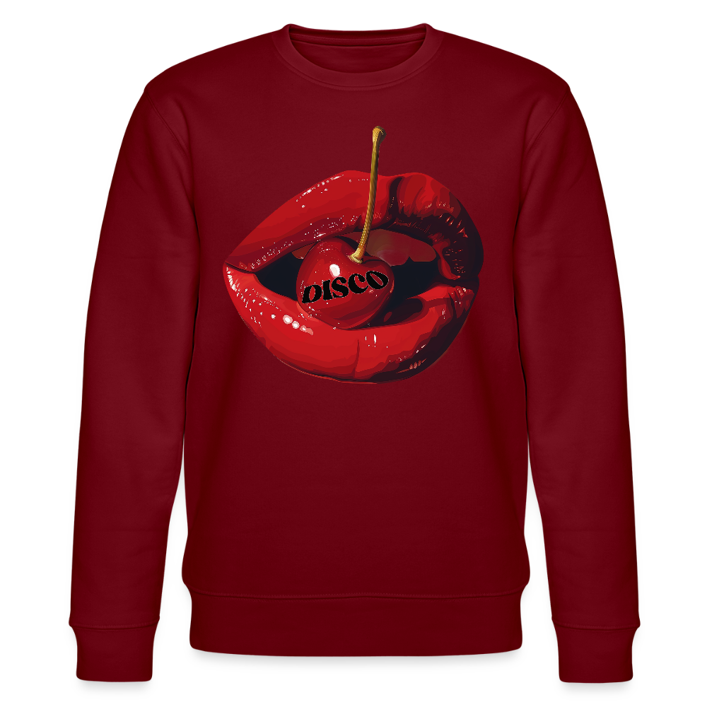 Taste of Disco, Ekologisk sweatshirt CHANGER unisex från Stanley/Stella - vinröd