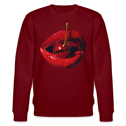 Taste of Disco, Ekologisk sweatshirt CHANGER unisex från Stanley/Stella - vinröd