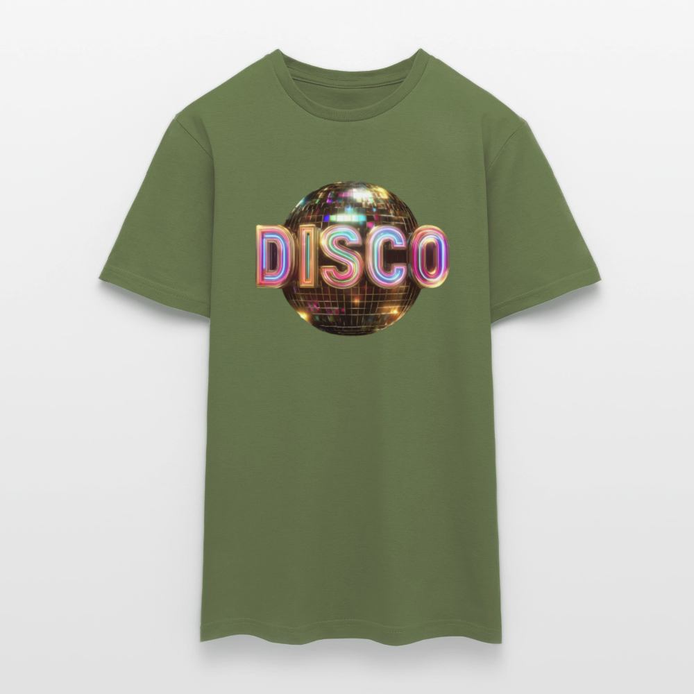 Disco Dreamscape, T-shirt herr - Militärgrön
