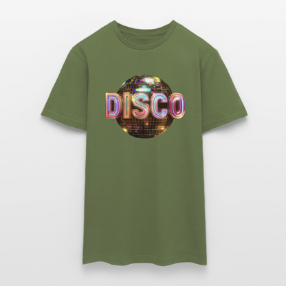 Disco Dreamscape, T-shirt herr - Militärgrön