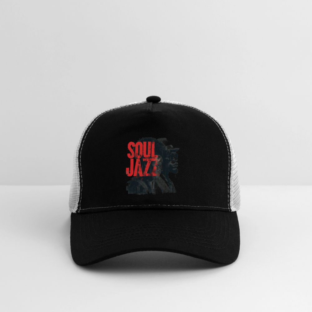 The Essence of Soul Jazz, Trucker Cap - svart/stengrå