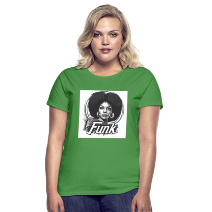 Funk Queen: Power in Motion, T-shirt dam - kellygrön