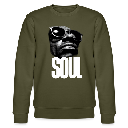 Soul Frequency, Ekologisk sweatshirt CHANGER unisex från Stanley/Stella - kaki