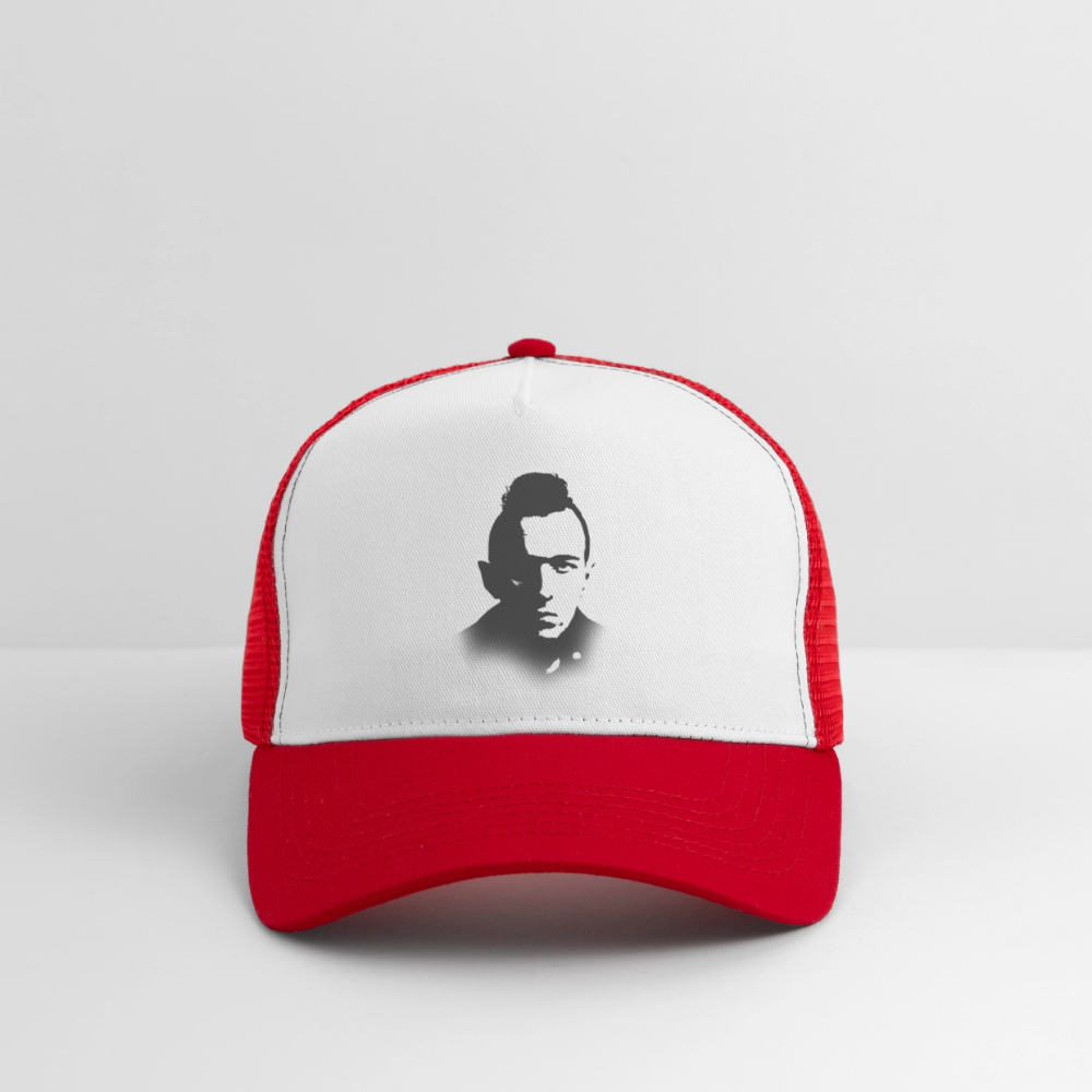 Stencil of Rebellion, Trucker Cap - vit/röd