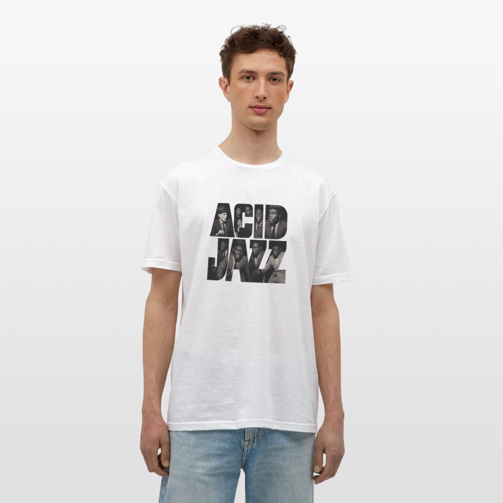 80s Club Jazzdance, T-shirt herr - vit