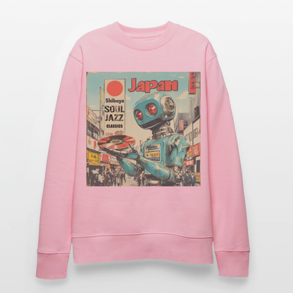 Shibuya Soul Jazz Classics, Ekologisk sweatshirt CHANGER unisex från Stanley/Stella - ljusrosa