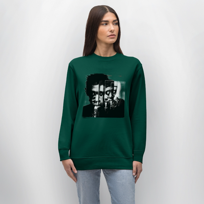Between Breaths, Ekologisk sweatshirt CHANGER unisex från Stanley/Stella - skogsgrön