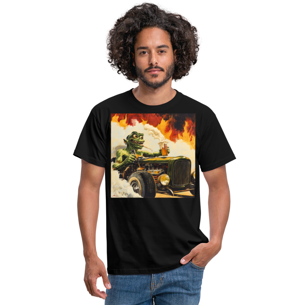 Ragg-Rex, T-shirt herr - svart