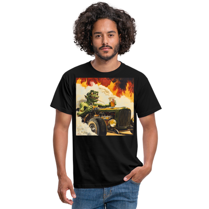 Ragg-Rex, T-shirt herr - svart