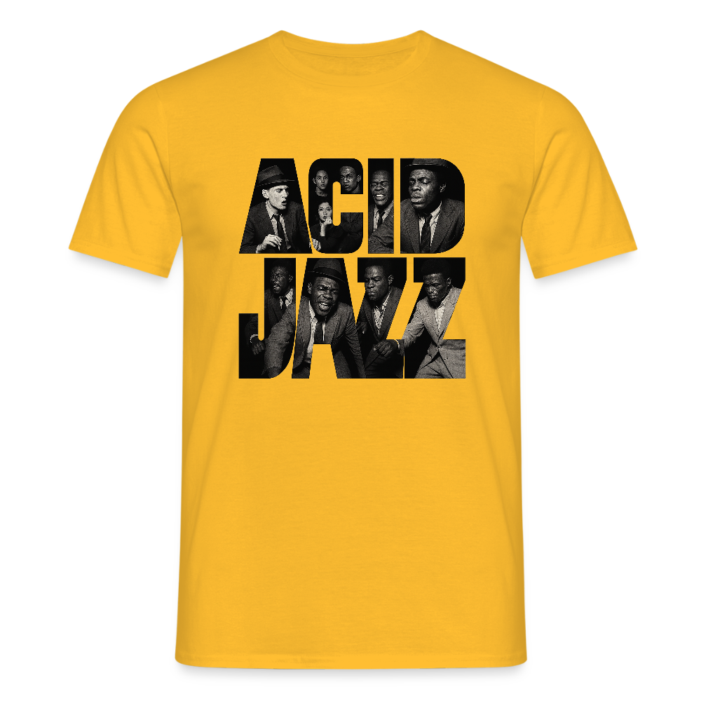 80s Club Jazzdance, T-shirt herr - gul