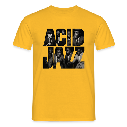 80s Club Jazzdance, T-shirt herr - gul