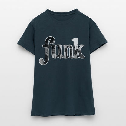 Funk Vibes, T-shirt dam - marinblå