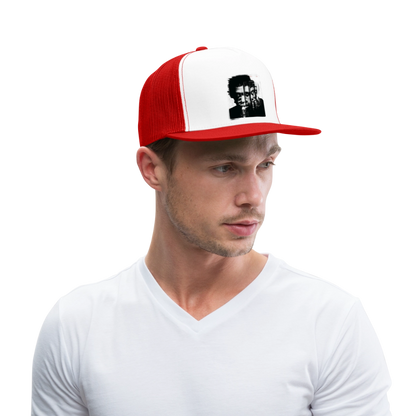 Between Breaths, Trucker Cap - vit/röd