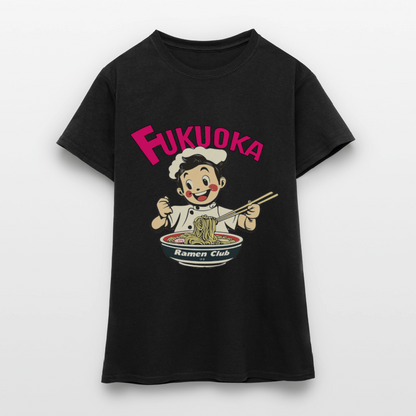 Fukuoka Ramen Club, T-shirt dam - svart