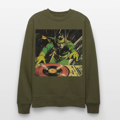 Vibe Venom, Ekologisk sweatshirt CHANGER unisex från Stanley/Stella - kaki