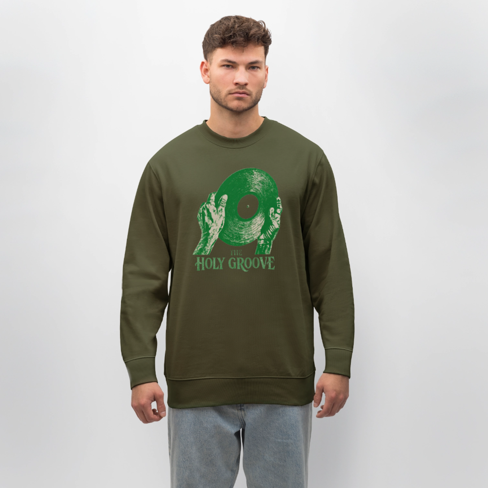 The Holy Groove, Ekologisk sweatshirt CHANGER unisex från Stanley/Stella - kaki