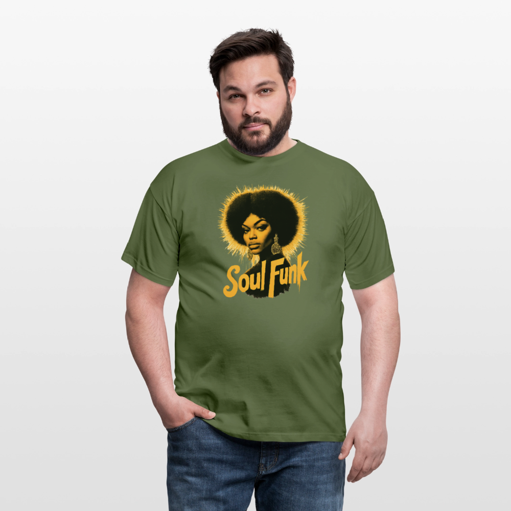Soul Funk, T-shirt herr - Militärgrön
