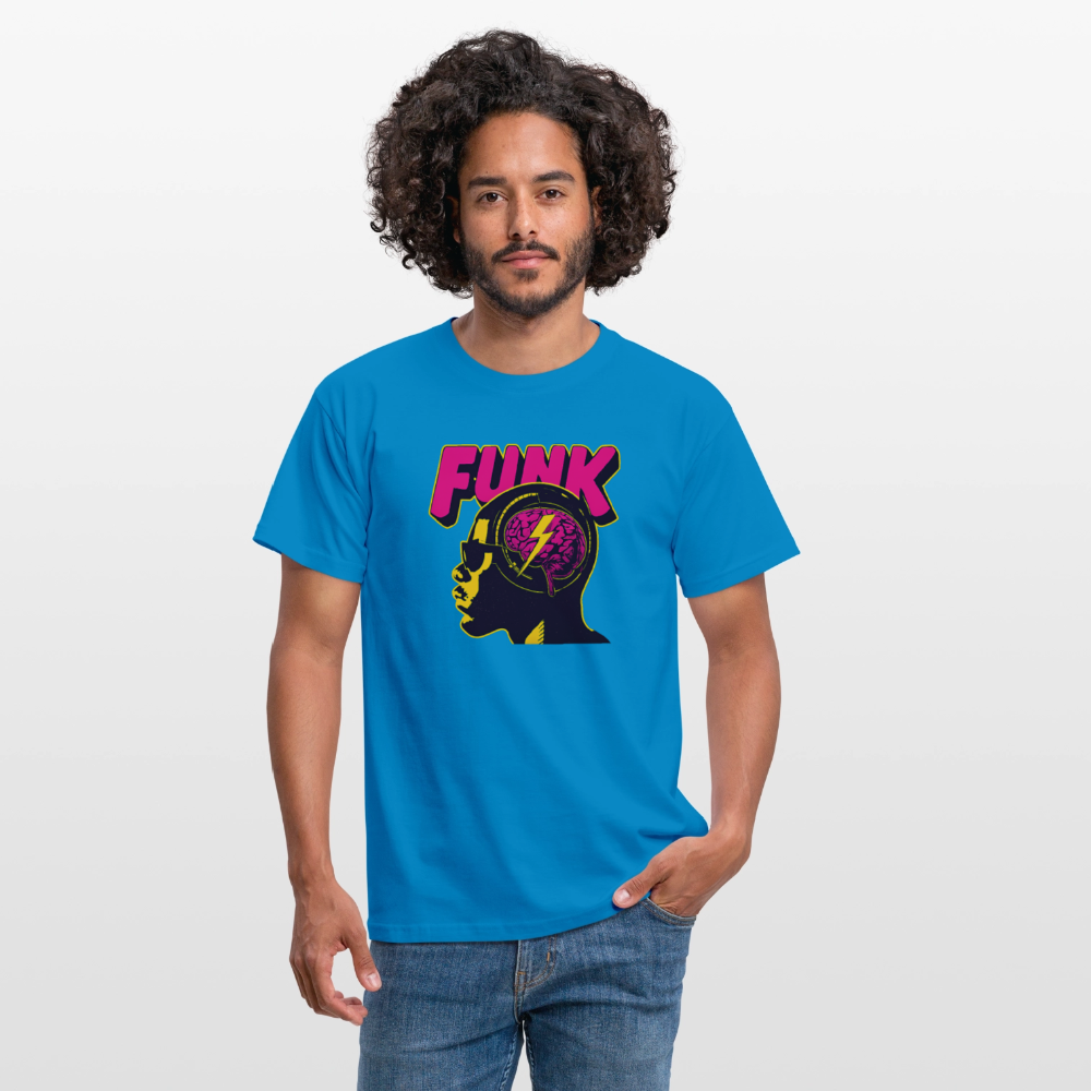 Funk Head, T-shirt herr - kungsblå